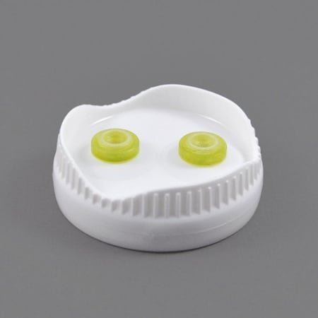 Allpoints Cap, Portion Pal Pk/6 2-Valve Medium Yellow, 6PK 2801902